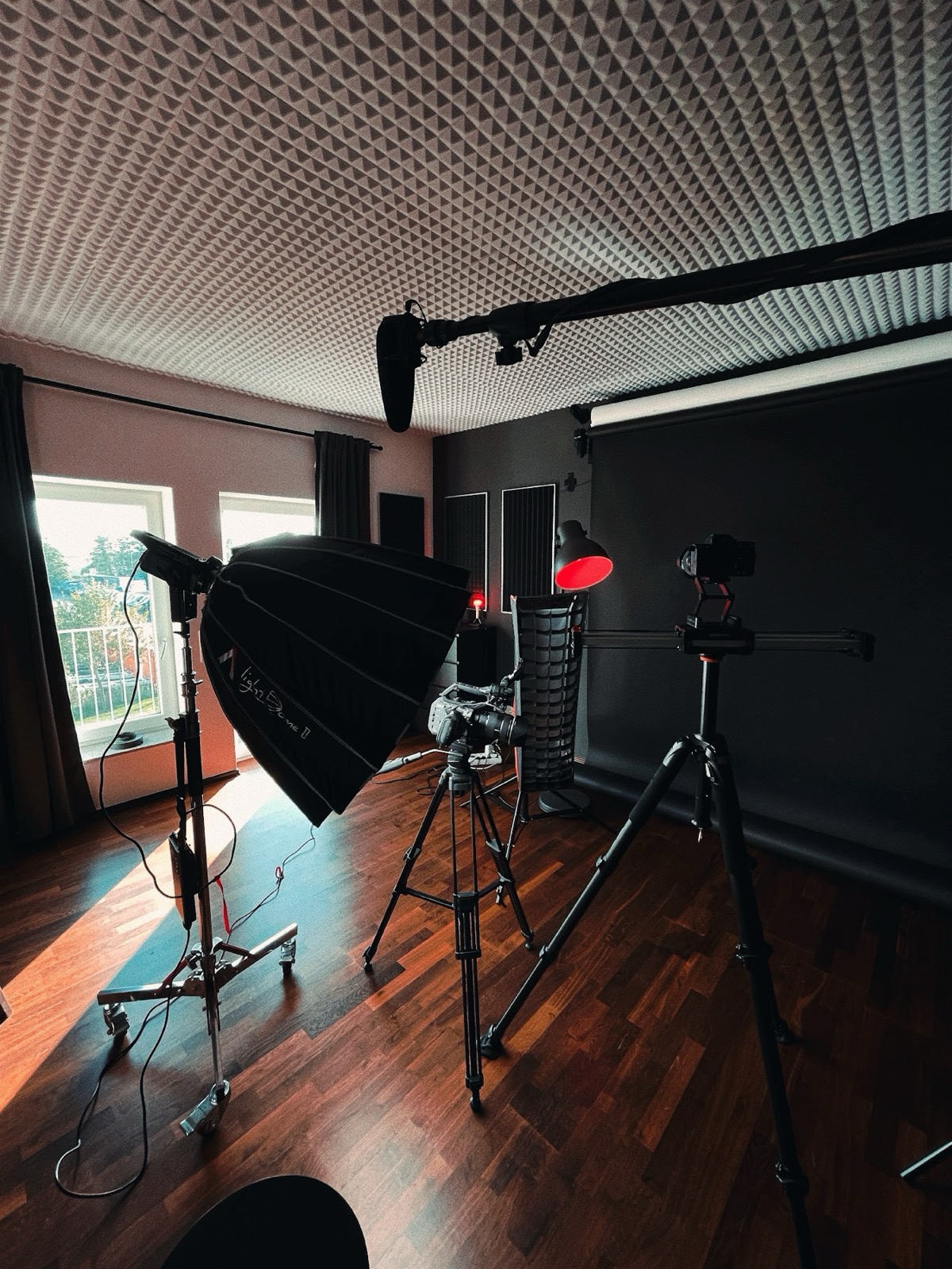 Studio — Boom, Licht, Kamera