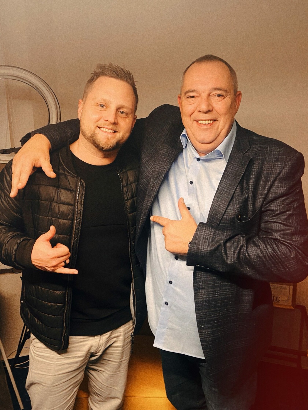Serge mit Oli und seinem Team in Bremen — Workshop-Tag